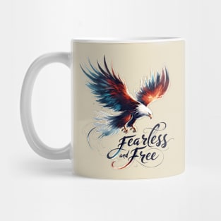 Eagle Fearless and Free Mug